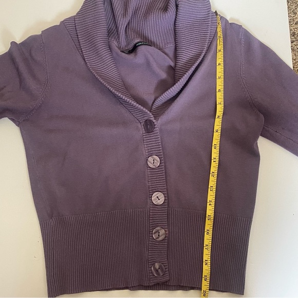 Maurices Purple Button Down Cardigan L - Picture 7 of 9